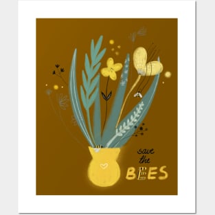 Save the bees Posters and Art